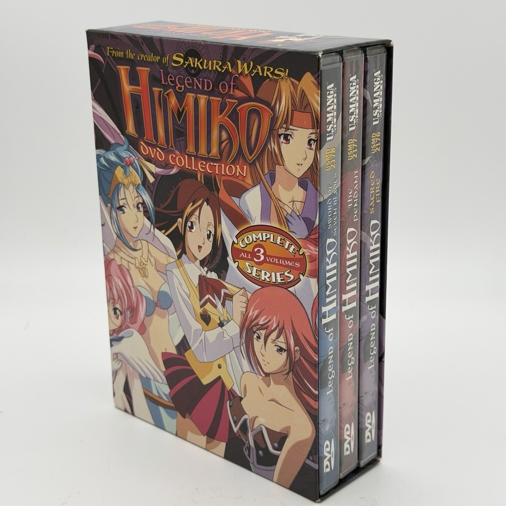 Legend of Himiko Complete Series OVA Collection 3 DVD Box Set Anime R1 OOP